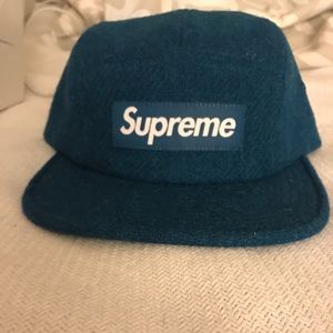 Supreme Featherweight Wool Camp Cap Harris Tweed